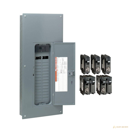 Light Archon Mainstay 200A Plug-On Neutral Load Center - front view