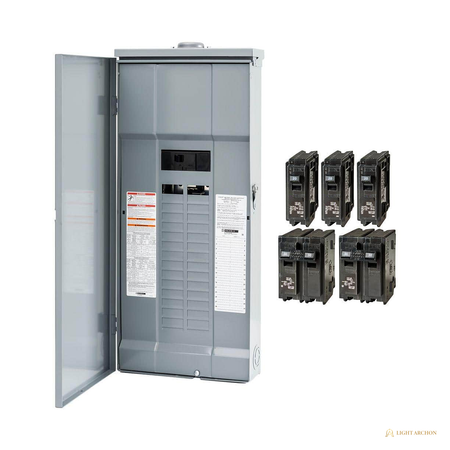 Light Archon Mainstay 200A Plug-On Neutral Load Center - angle view