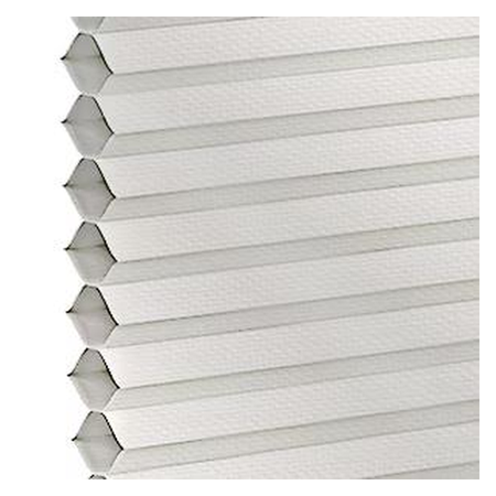 Vanguard Shade Motorized Cellular Shade, Rechargeable, Custom Cut - Alabaster colorway swatch