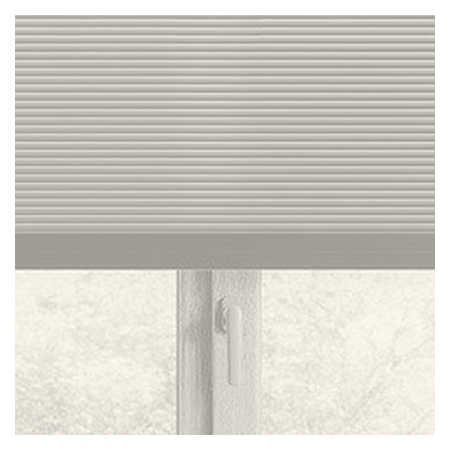 Vanguard Shade 1 in. Cordless Room Darkening Vinyl Mini Blind, Stock Sizes - Alabaster colorway swatch