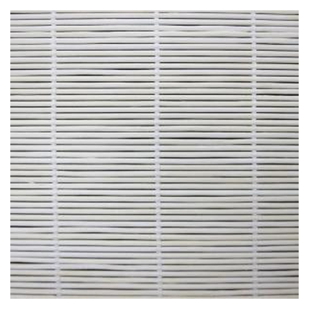 Vanguard Shade Cordless Woven Wood Shade, Natural Bamboo, Custom Cut - Aruba Balsa colorway swatch