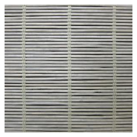 Vanguard Shade Cordless Woven Wood Shade, Natural Bamboo, Custom Cut - Aruba Driftwood colorway swatch