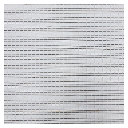 Vanguard Shade Cordless Woven Wood Shade, Natural Bamboo, Custom Cut - Bahia Whitesand colorway swatch