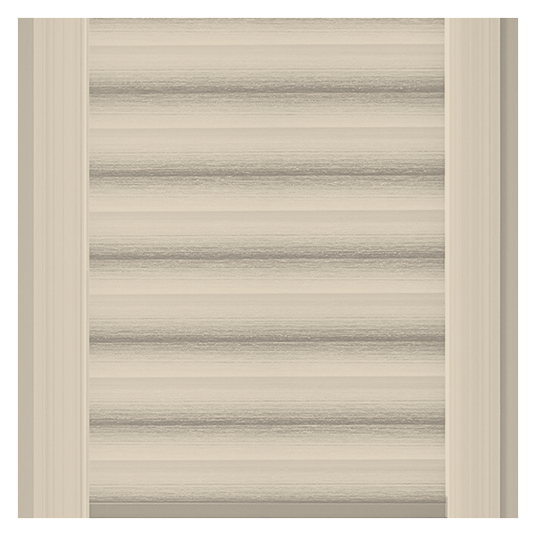 Vanguard Shade Motorized Zebra Shade, Rechargeable, Custom Cut - Beige colorway swatch