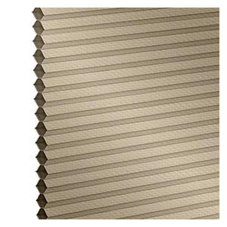 Vanguard Shade Top Down Bottom Up Cordless Cellular Shade, Blackout, Custom Cut - Beige colorway swatch