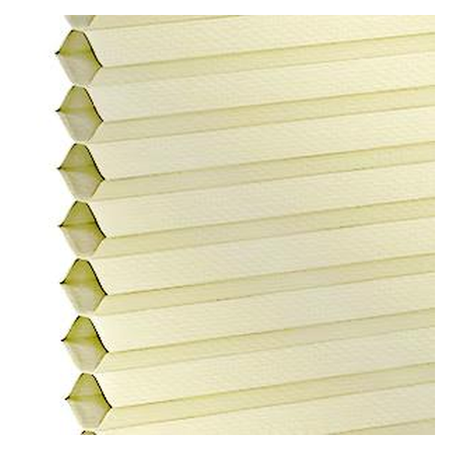 Vanguard Shade Motorized Cellular Shade, Rechargeable, Custom Cut - Butter colorway swatch