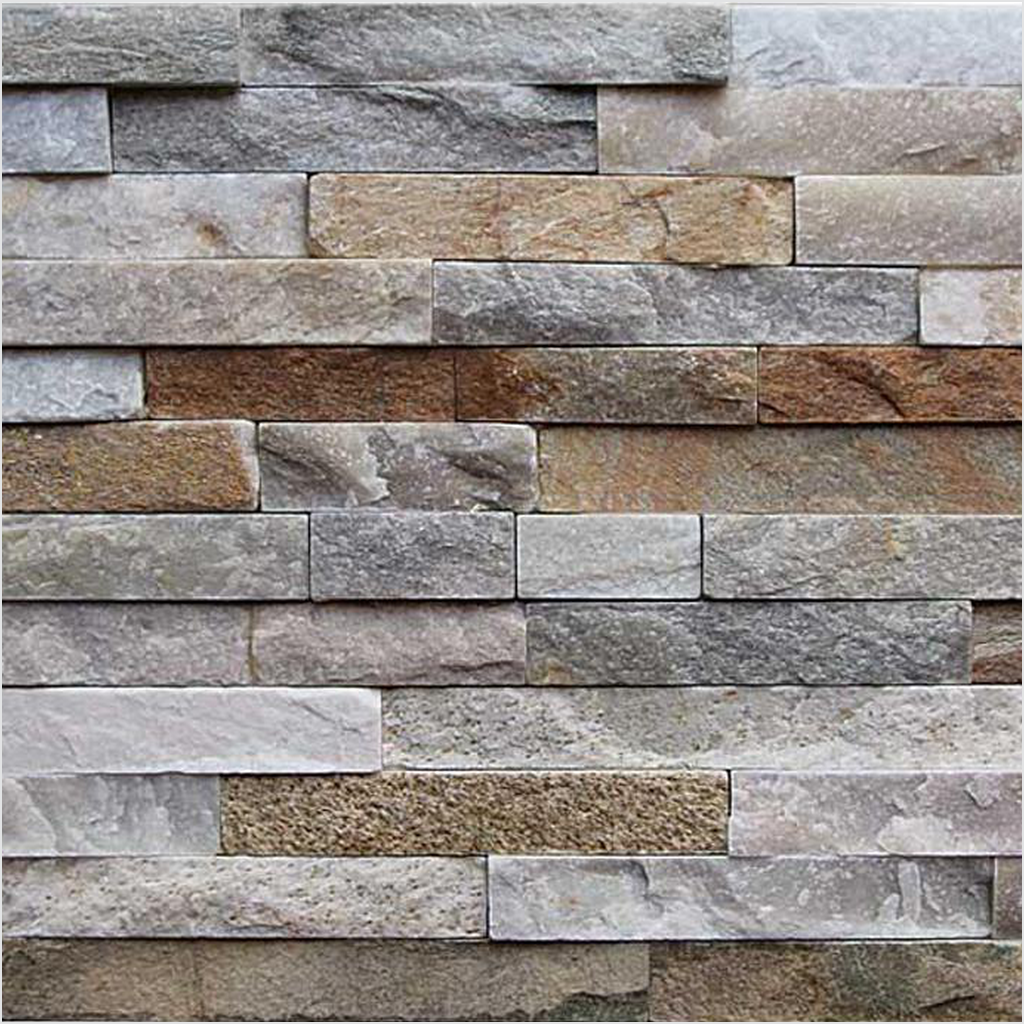 Prezio Stone Terracove Ledger Stone Panel, Cement Backed - c1 finish swatch