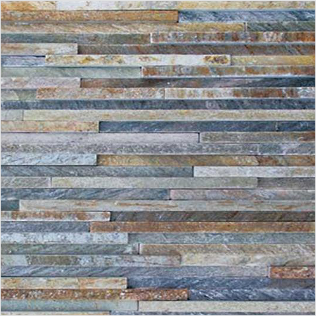 Prezio Stone Fineline Slate Ledger Stone Panel, Thin Seam - c3 finish swatch