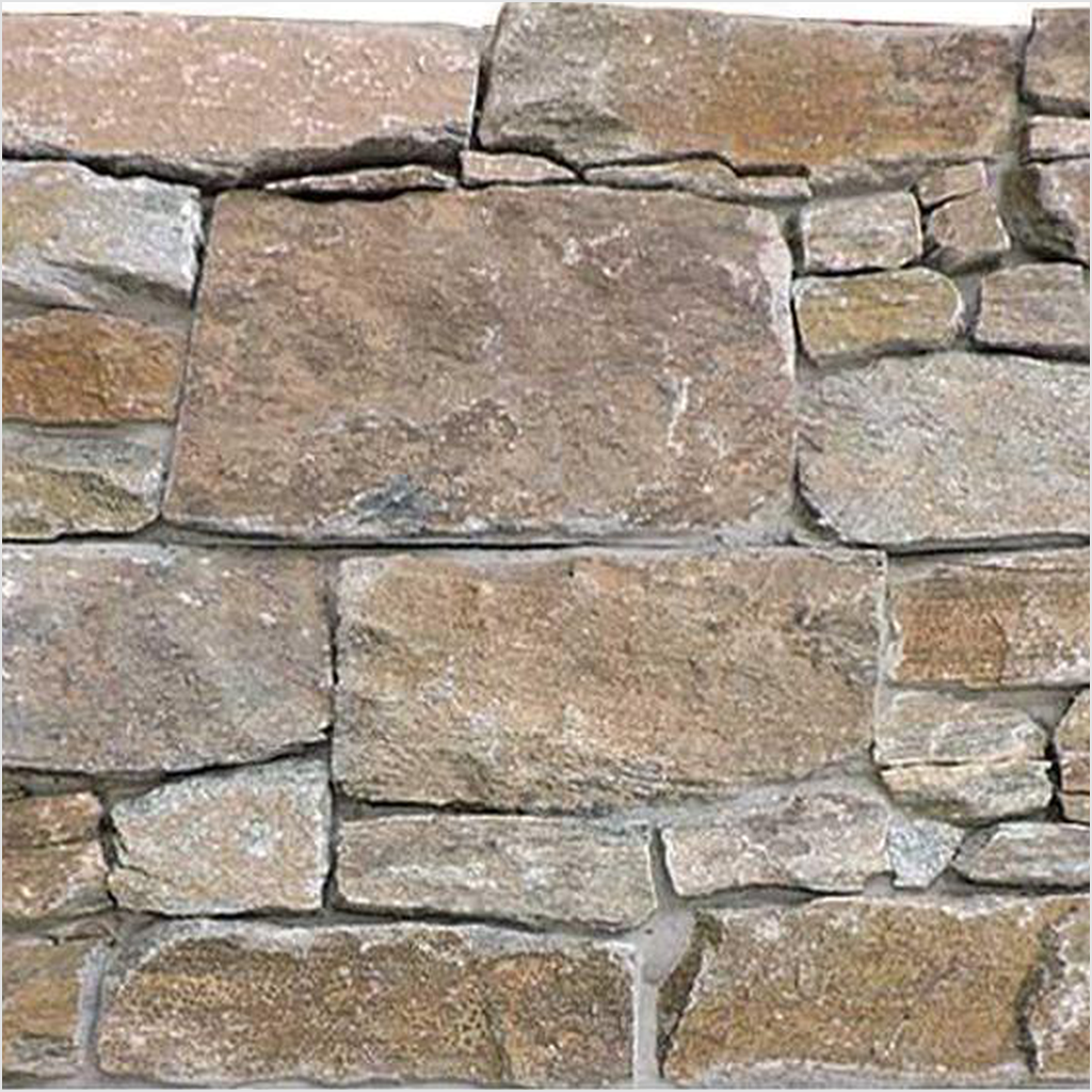 Prezio Stone Stonebrook Fieldstone Panel, Cement Backed - c7 finish swatch