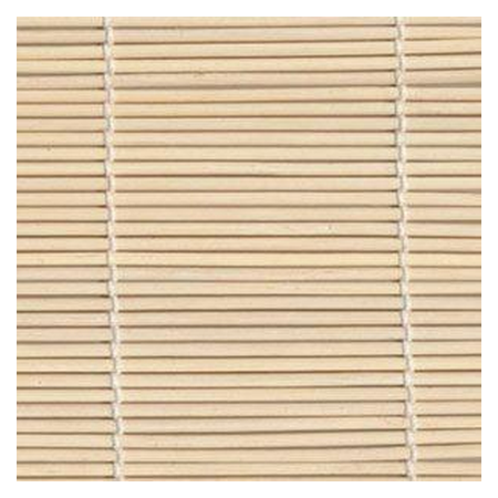 Vanguard Shade Woven Wood Shade, Natural Bamboo, Custom Cut - Capri Ivory colorway swatch
