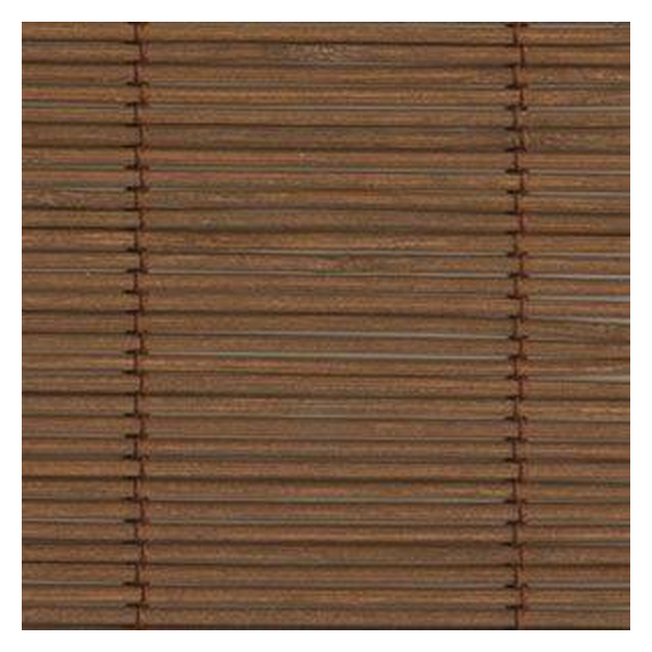 Vanguard Shade Woven Wood Shade, Natural Bamboo, Custom Cut - Capri Walnut colorway swatch