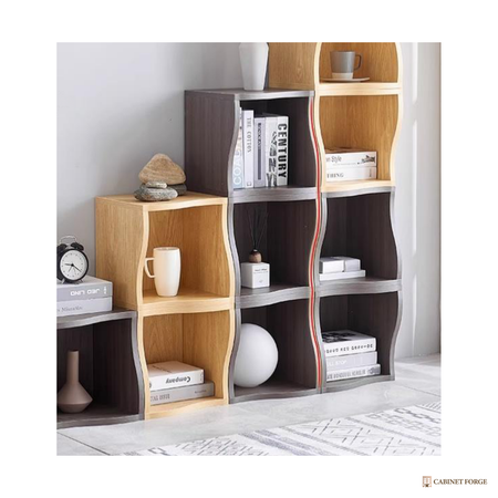 Cabinet Forge Arc Cube Modular Bookcase - construction detail