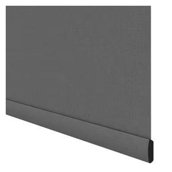 Vanguard Shade Blackout Roller Shade, Custom Cut - Charcoal colorway swatch