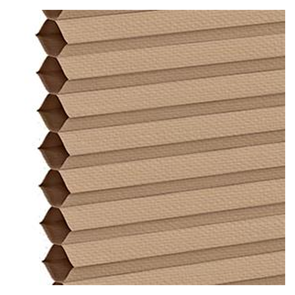 Vanguard Shade Motorized Cellular Shade, Rechargeable, Custom Cut - Croissant colorway swatch