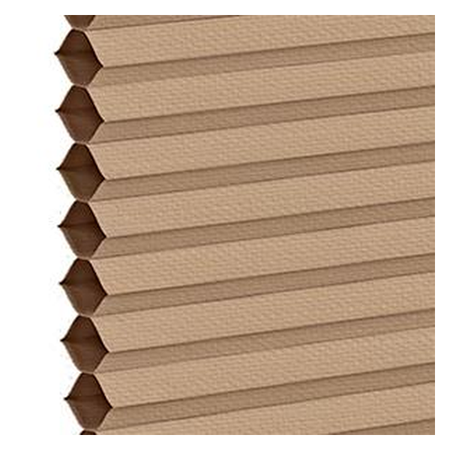 Vanguard Shade Motorized Cellular Shade, Rechargeable, Custom Cut - Croissant colorway swatch