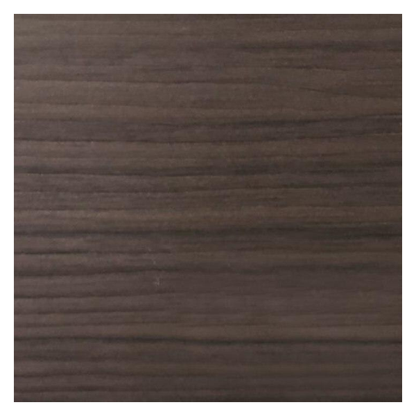 Vanguard Shade 2 in. Designer Routeless Faux Wood Blind, Custom Cut Width - Dark Walnut colorway swatch