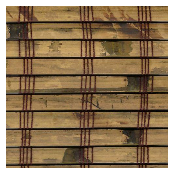 Vanguard Shade Woven Wood Shade, Natural Bamboo, Custom Cut - Driftwood Umber colorway swatch