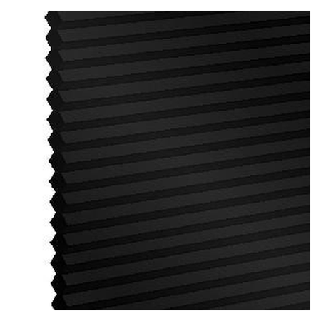 Vanguard Shade Day Night Cordless Cellular Shade, Dual Fabric, Custom Cut - Ebony colorway swatch