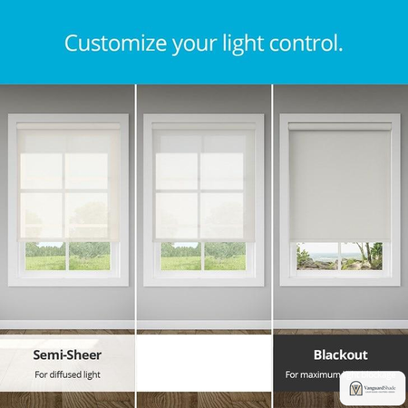 Vanguard Shade No Drill Roller Shade, Light Filtering, Custom Cut - alternate view