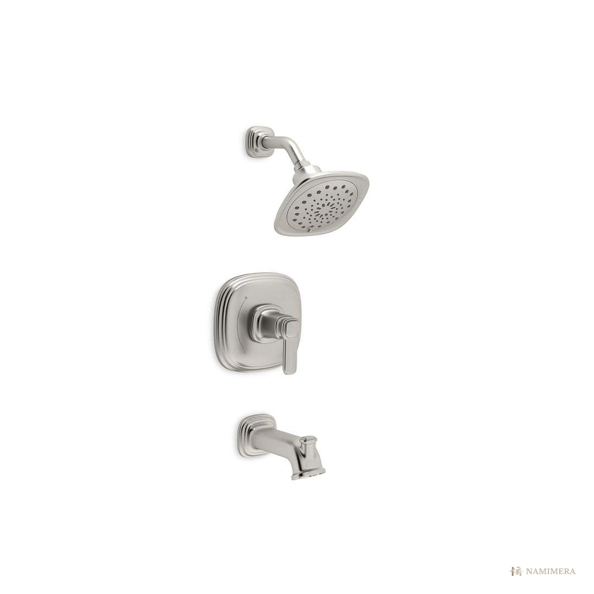 Namimera Single-Handle 3-Spray Tub and Shower Faucet with Valve, 1.75 GPM, Polished Chrome - bn finish