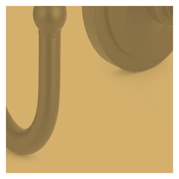 Vanguard Shade Steel Curtain Holdback Pair - Gold colorway swatch