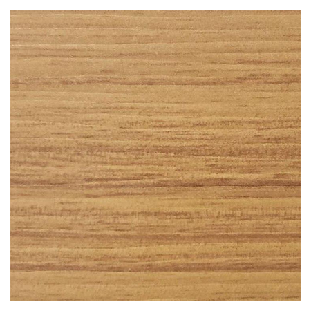 Vanguard Shade 2 in. Designer Routeless Faux Wood Blind, Custom Cut Width - Golden Pecan colorway swatch