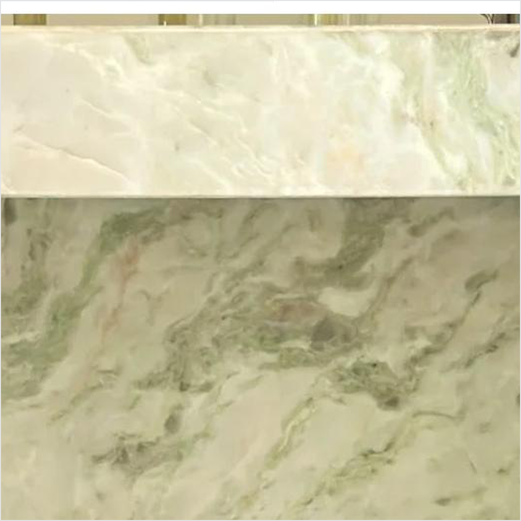 Prezio Stone Translucent Onyx Slab Program - gon finish swatch