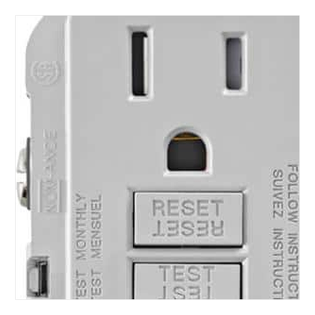 Light Archon Sentinel 15A Self-Test GFCI Duplex Outlet - construction detail