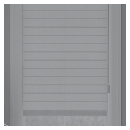 Vanguard Shade Horizontal Sheer Shade, Light Filtering, Custom Cut - Gray colorway swatch