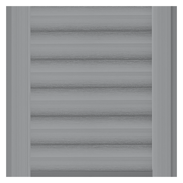 Vanguard Shade Motorized Zebra Shade, Rechargeable, Custom Cut - Gray colorway swatch