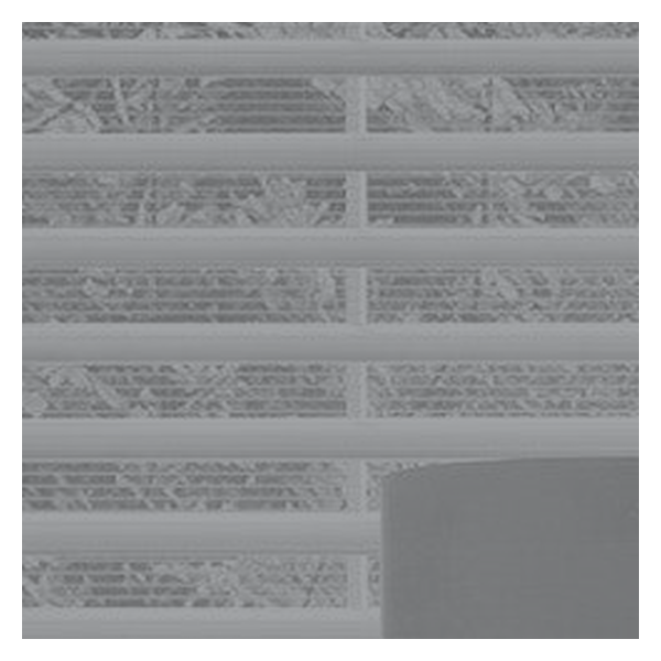 Vanguard Shade Horizontal Sheer Shade, Room Darkening, Custom Cut - Gray colorway swatch