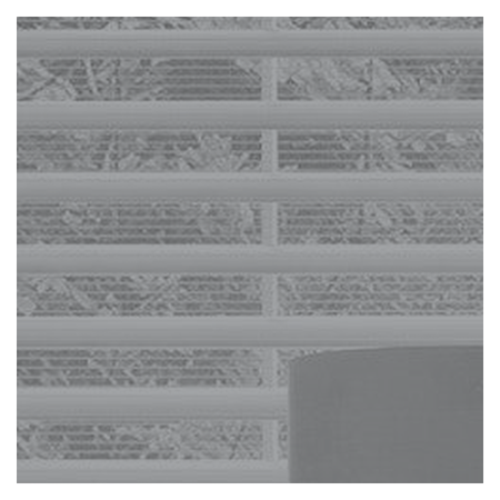 Vanguard Shade Horizontal Sheer Shade, Room Darkening, Custom Cut - Gray colorway swatch