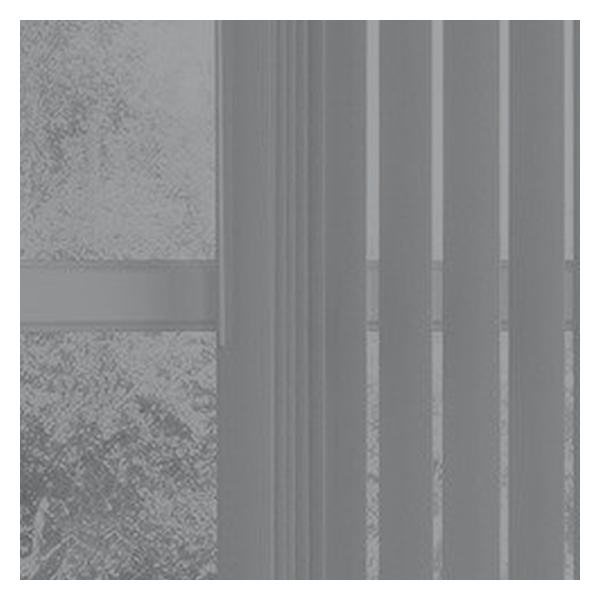Vanguard Shade 3.5 in. PVC Vertical Blind Kit, Sliding Door, Custom Cut - Gray colorway swatch