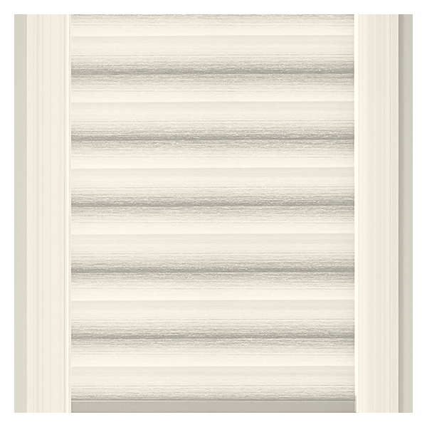 Vanguard Shade Motorized Zebra Shade, Rechargeable, Custom Cut - Ivory colorway swatch