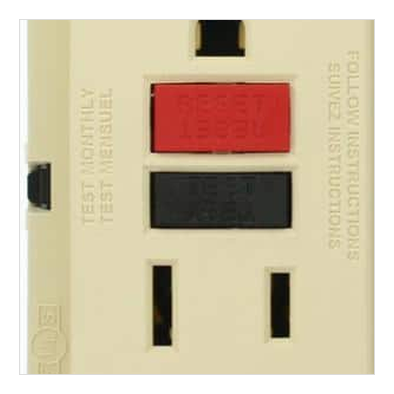 Light Archon Sentinel 15A Self-Test GFCI Duplex Outlet - construction detail