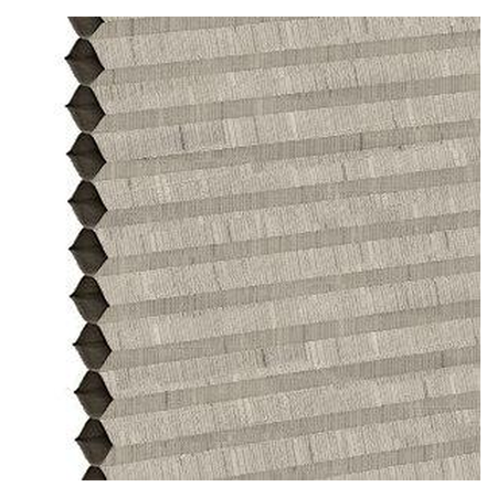 Vanguard Shade 9/16 in. Single Cell Cordless Cellular Shade, Blackout, Custom Cut - Light Gray colorway swatch