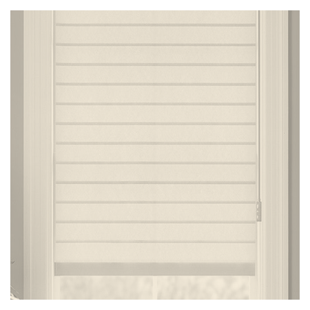 Vanguard Shade Horizontal Sheer Shade, Light Filtering, Custom Cut - Linen colorway swatch