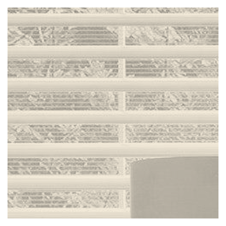Vanguard Shade Horizontal Sheer Shade, Room Darkening, Custom Cut - Linen colorway swatch