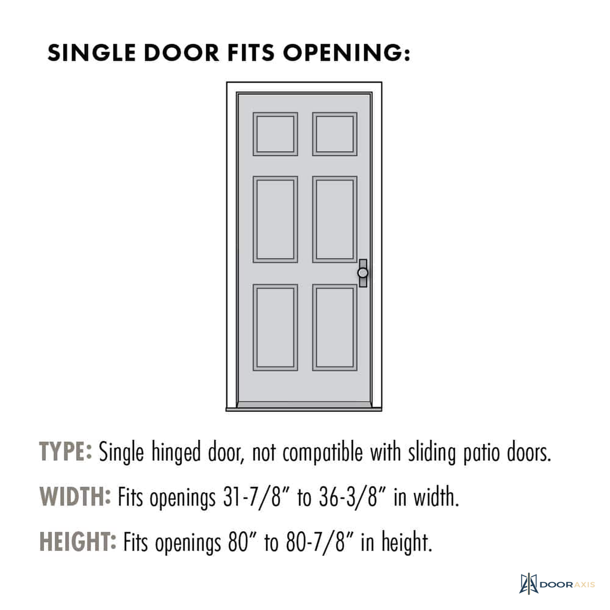 Door Axis 36 in x 80 in Aluminum Retractable Entry Screen Door, Universal Handed - panel and glazing detail