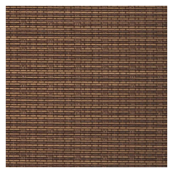 Vanguard Shade Woven Wood Shade, Natural Bamboo, Custom Cut - Madrid Cafe colorway swatch