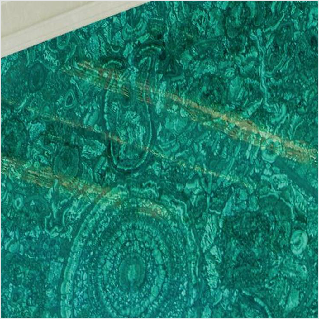 Prezio Stone Malachite Gemstone Surface Program - mal finish swatch