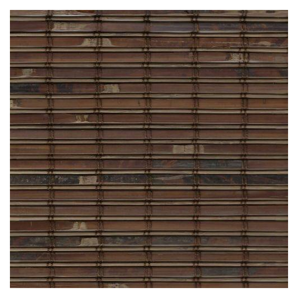 Vanguard Shade Woven Wood Shade, Natural Bamboo, Custom Cut - Malay Walnut colorway swatch