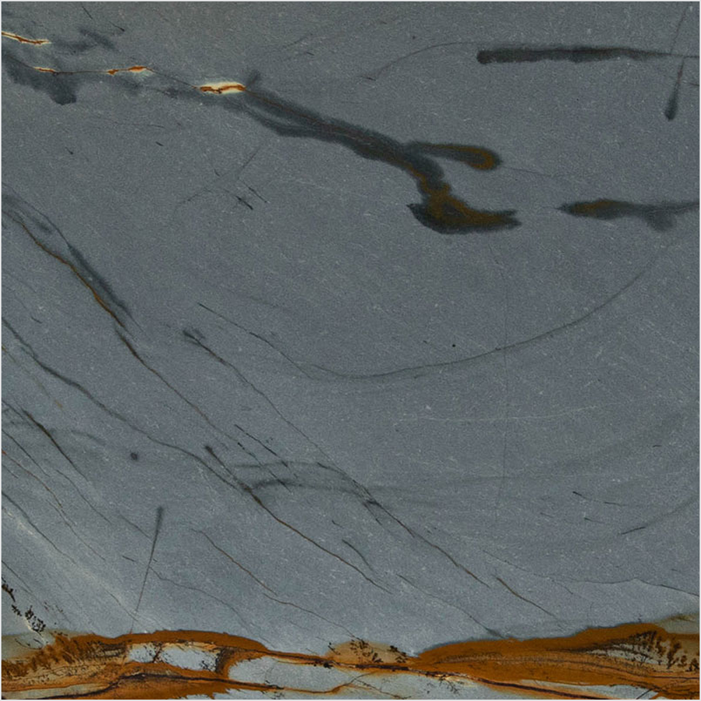Prezio Stone Blue Roma Quartzite Slab Program - mat finish swatch