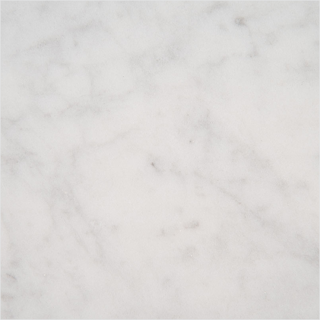 Prezio Stone Carrara White Marble Slab Program - mat finish swatch