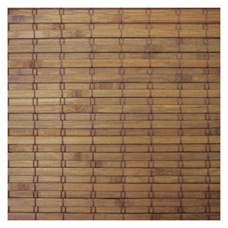Vanguard Shade Cordless Woven Wood Shade, Natural Bamboo, Custom Cut - Montego Bark colorway swatch