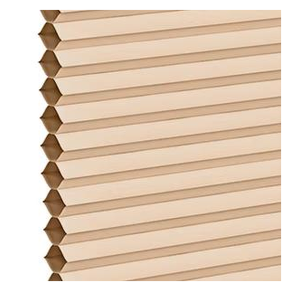 Vanguard Shade Motorized Cellular Shade, Rechargeable, Custom Cut - Oat Milk colorway swatch