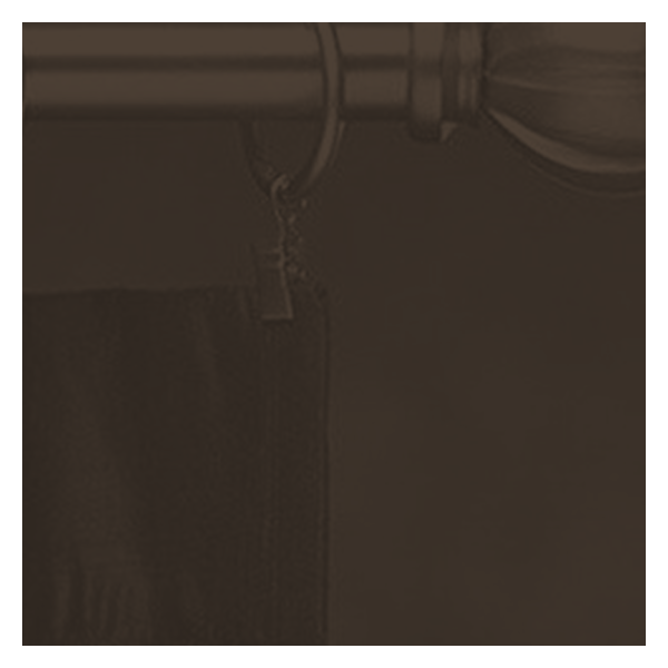 Vanguard Shade 1 in. Adjustable Metal Drapery Rod Set, Stock Lengths - Oil Rubbed Bronze colorway swatch
