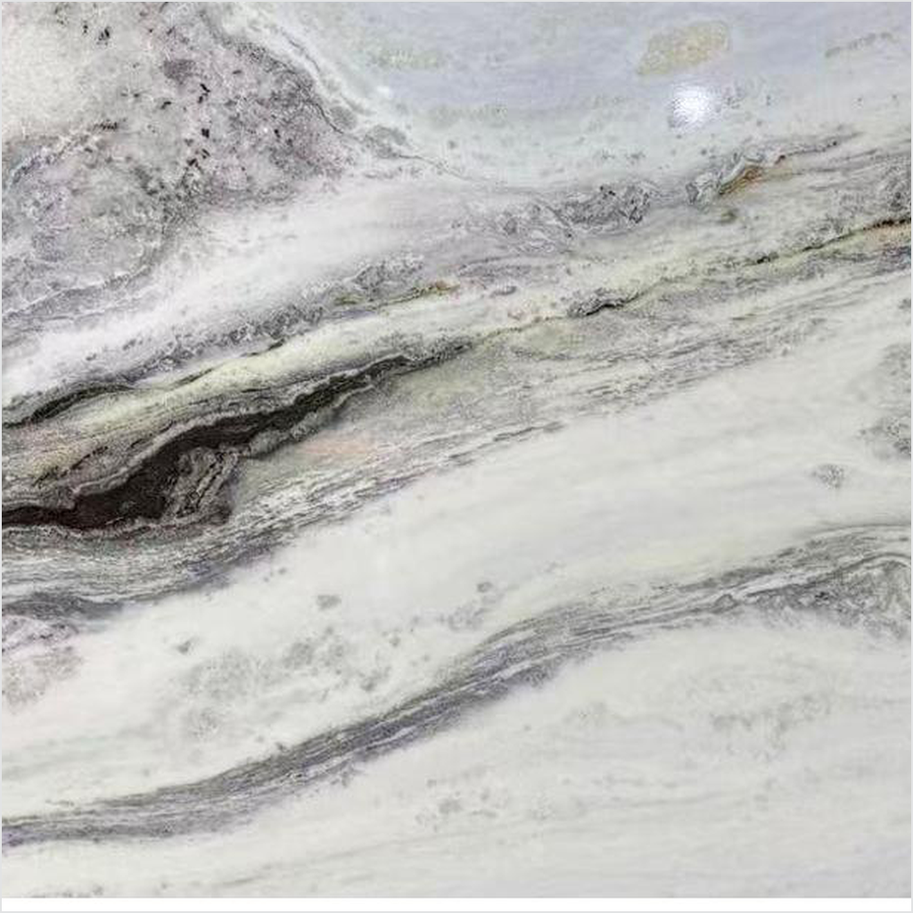 Prezio Stone Translucent Marble Slab Program - paw finish swatch