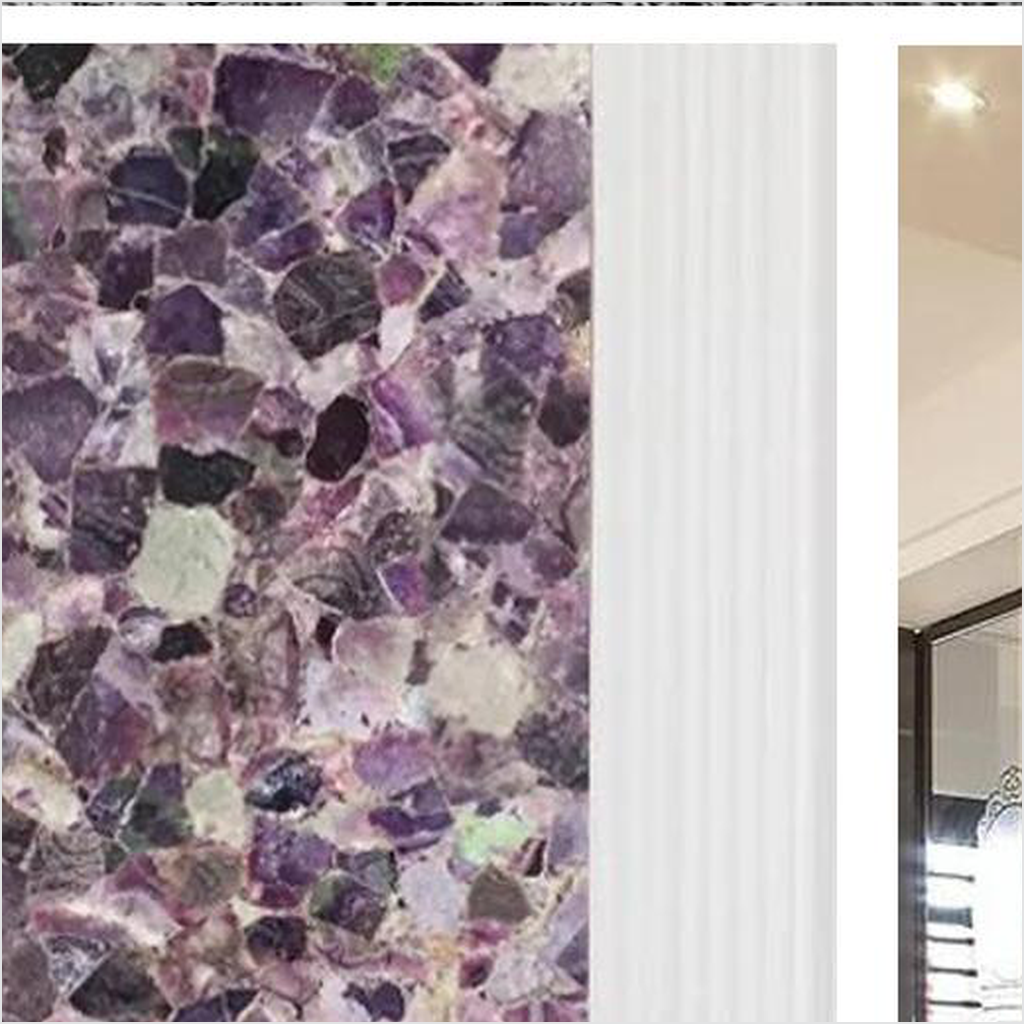 Prezio Stone Translucent Semi-Precious Slab Program - pfl finish swatch
