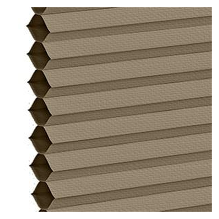Vanguard Shade Motorized Cellular Shade, Rechargeable, Custom Cut - Rye colorway swatch